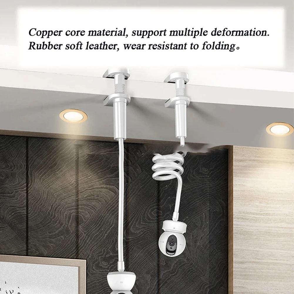 1PC Security Camera Clip Holder Without Chassis Punch-Free Installation For Cabinet Ceiling Tabletop