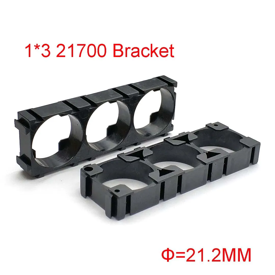 21700 3x 배터리 홀더 브래킷, 셀 안전 진동 방지 플라스틱 브래킷, 21700 배터리용, 21.2mm 홀 피치 23mm, 1*3