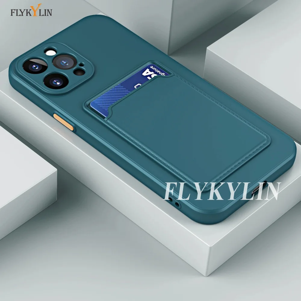 

Роскошный мягкий силиконовый чехол-кошелек Funda для Samsung S25 S24 Ultra S23 S22 S21 S20 Plus FE S25 Edge Card Slot Back Cover