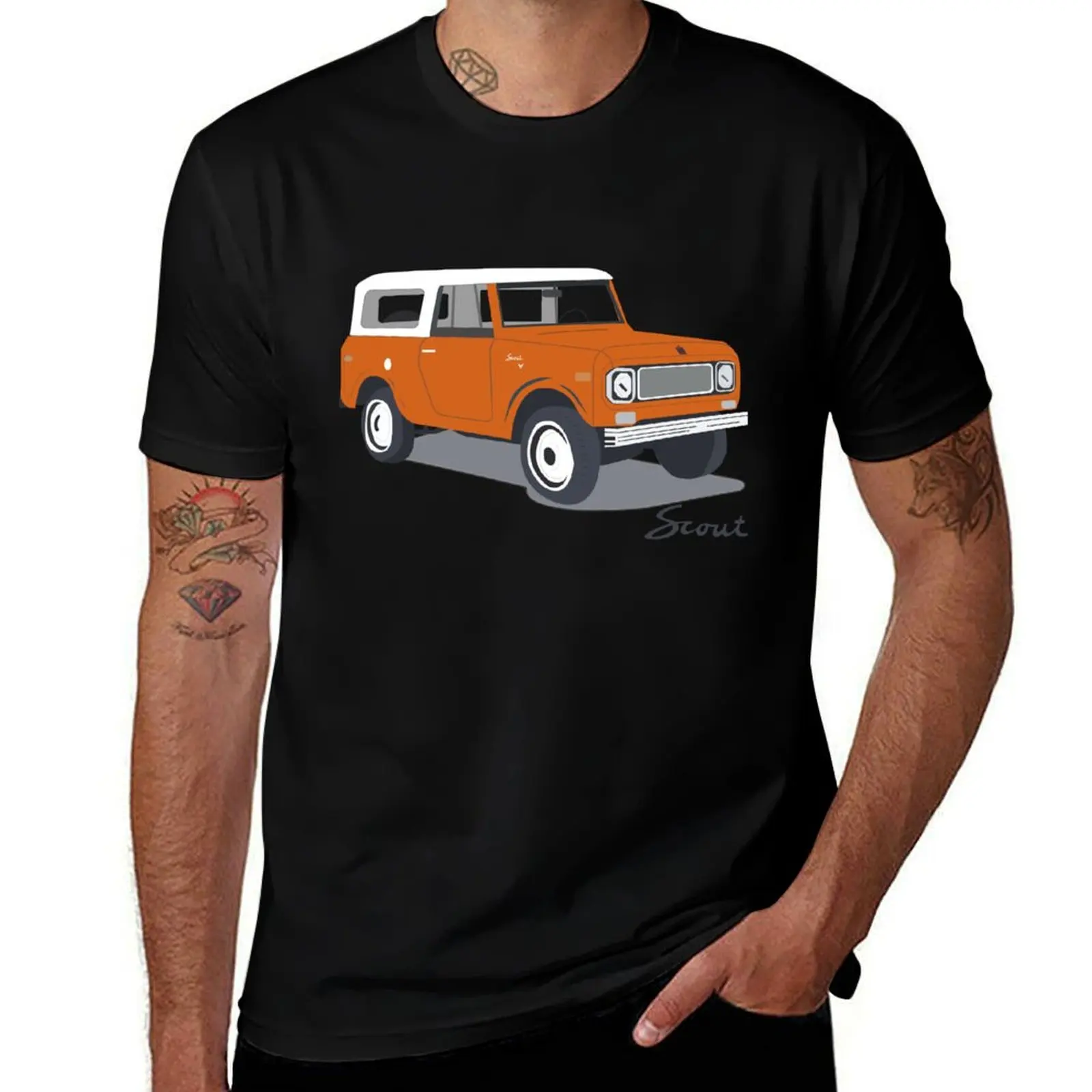 International Harvester Scout T-Shirt customs design your own oversized t shirt cheap stuff t shirts for men cotton