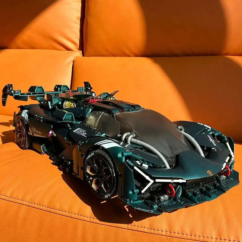 3466PCS Tecnico 1:8 Lambor Terzo Millennio Building Blocks Velocità Meccanica Modello di Veicolo Da Corsa Mattoni Giocattoli Per Il Capretto MOC