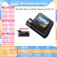 70mai Dash Cam A200 2'' LCD Screen 70mai A200 Car DVR1080P Auto Recorder 24H Parking Support 130° FOV Dual-channel Record