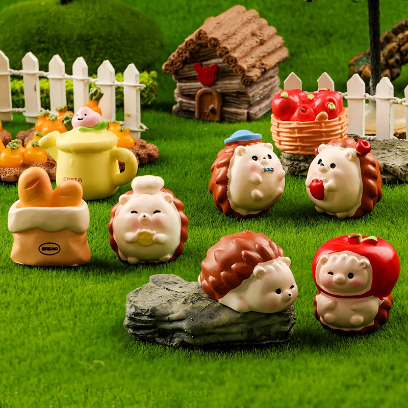 

Mini Cute Animals Figurine Animal Model Moss Micro Landscape Home Decor Miniature Fairy Garden Decoration Accessories