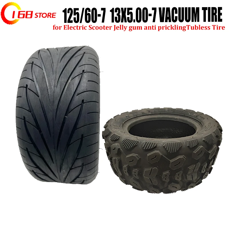 CST 13inch 125/60-7 Tubeless Tyre for13x5.00-7 Vacuum Tire for Dualtron X Electric Scooter DTX Accessories