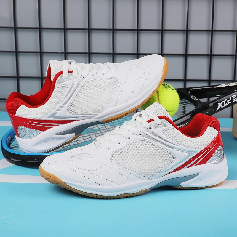 Fashion Lightweight Badminton Professional Sports Shoe Rubber Sole Non-slip Table Tennis Volleyball tennis Training Shoes Large