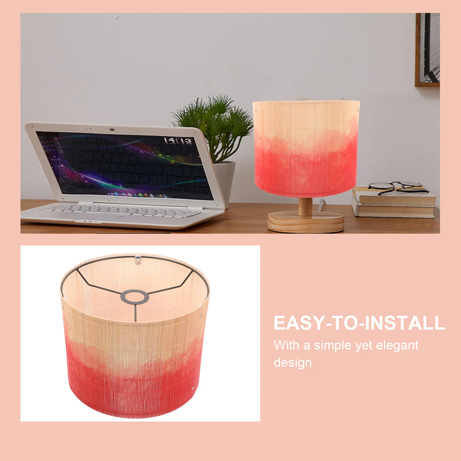 

Bamboo Lampshade Pendant Light Shade Modern Decorative Cover for Home Hotel Restaurant E27 Sturdy Lamp Shades Pendant Lamp Shade