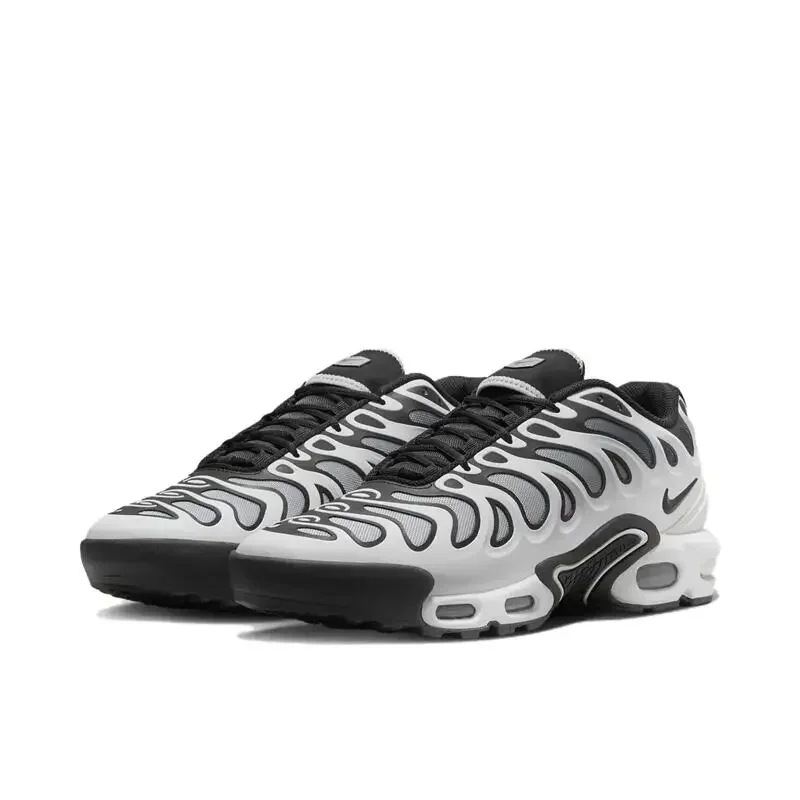 Nike Air Max Plus TN Grey Black Classics Men's Running Shoes Grey Black Anti-Slip Cushioning Outdoor Sports Sneakers FD4290-101