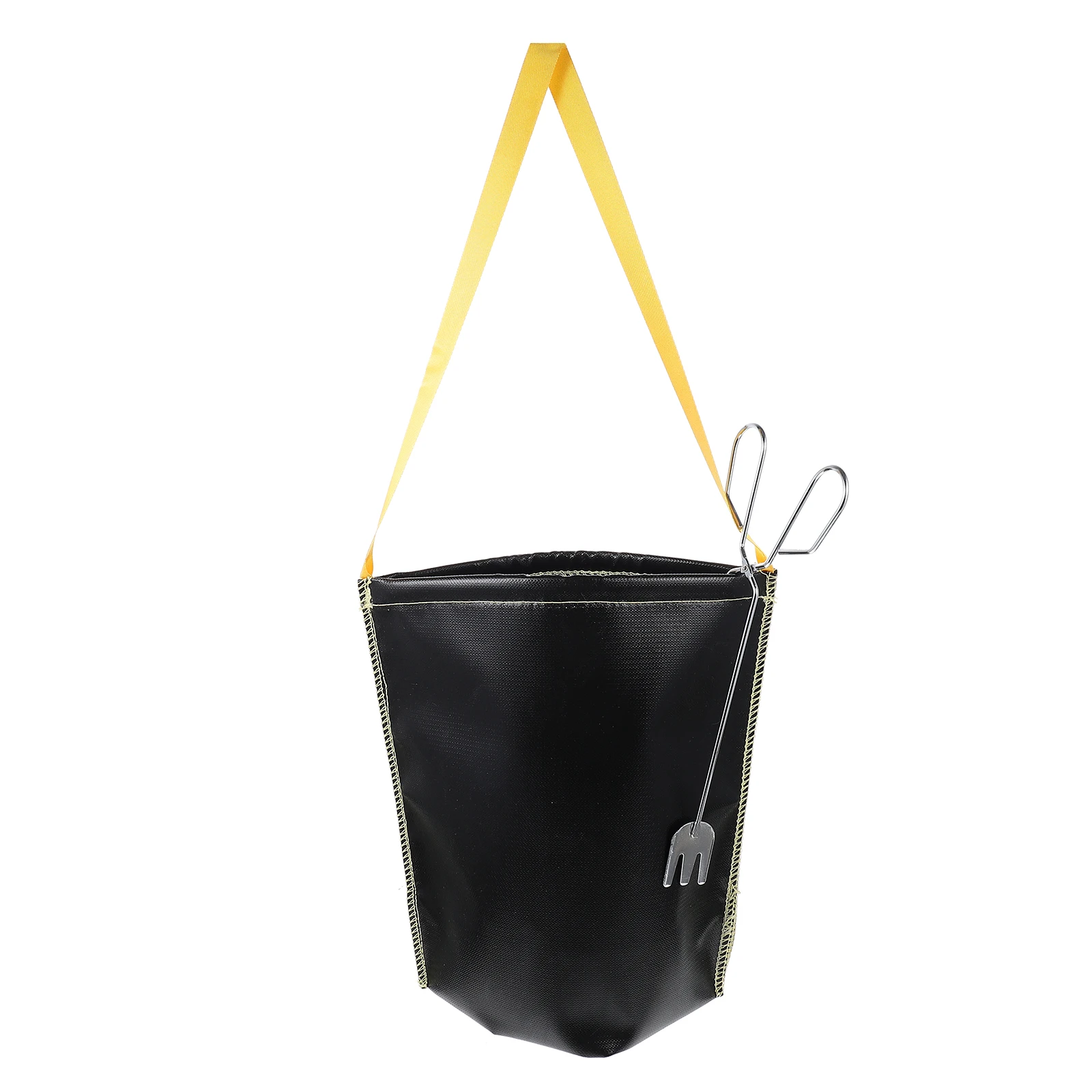 

1 set Carbon Gray Storage Bag BBQ Charcoal Pouch Fire Retardant Waterproof Camping Outdoor Bag Accessories Handle Black