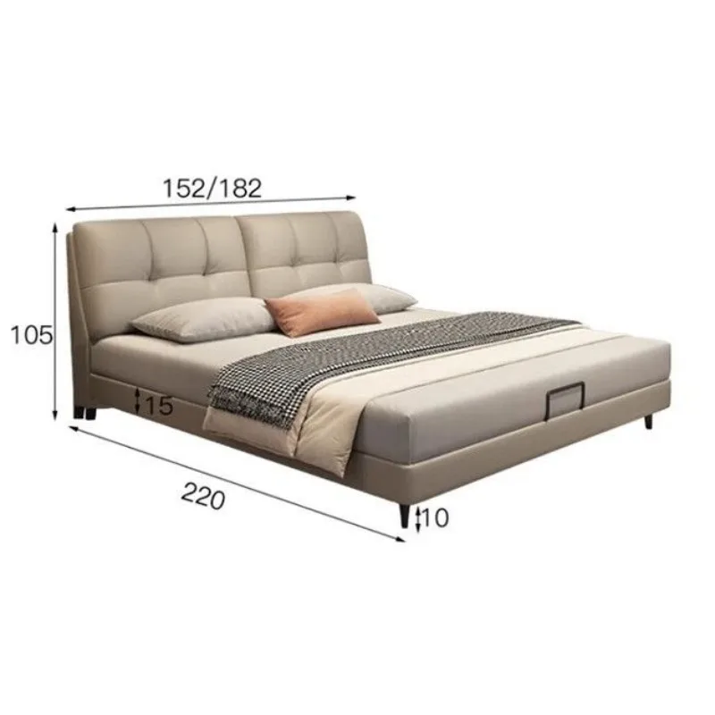 سرير حديث فريد من نوعه الحد الأدنى غرفة نوم فاخرة سرير فاخر تخزين النوم Camas De Matrimonio Dormitorio أثاث منزلي