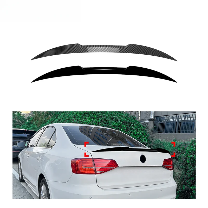 Auto Accessories M4‑Style Modified ABS Rear Trunk Spoiler Carbon Fiber Black For  2011‑2018 Exterior Upgrade Spares