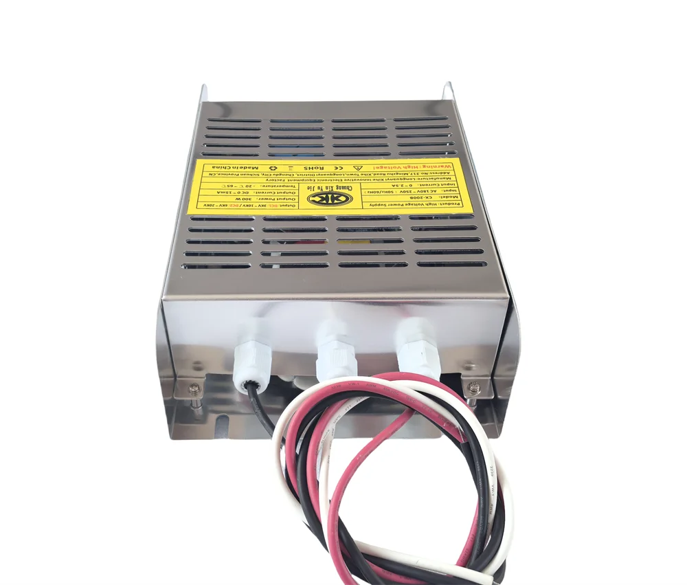 High Voltage Power Supply CX-200B  3KV - 20KV ,Electrostatic Ionization   , Spraying ,  Cleaner Air Purification