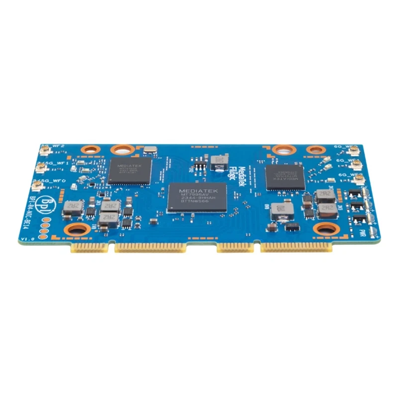 Imagem -04 - Acessórios de Módulo Banana pi Bpi-r4-nic-be14 Wifi7 para Chipconjunto Bpi-r4 Mediatek Mt7995av Interface Pcie 3.0 Interface 2-way