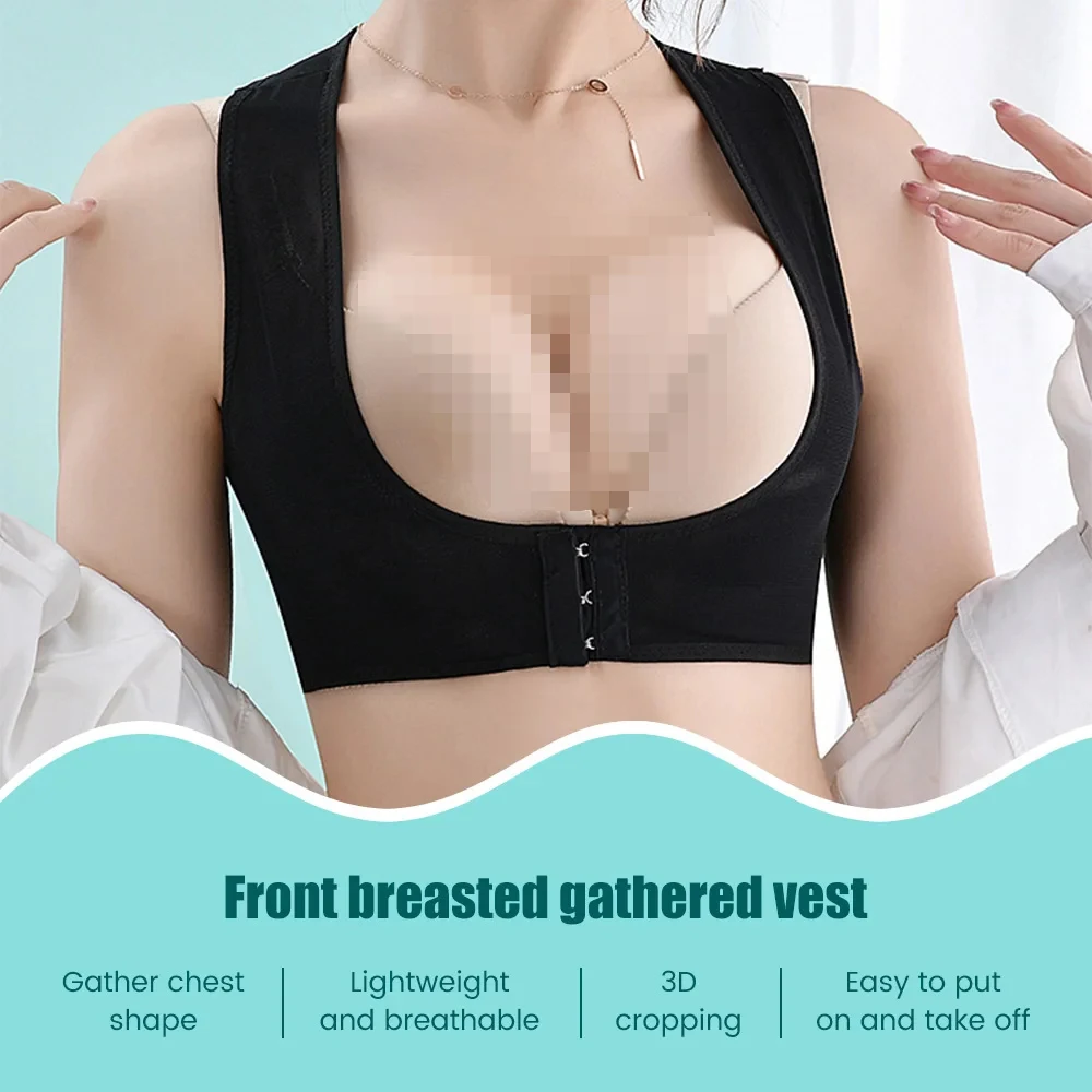 Women Shapewear Corset Invisible Body Shaper Chest Posture Corrector Belt Back Shoulder Support Brace Posture Correction Strap