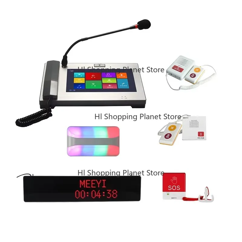 

E-mergency Panic Button Patient Nurse Calling Alarm Bed Call Bell IP Int-ercom Communication Syst-em