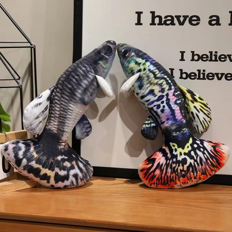 لعبة قطيفة على شكل سمكة مقلدة، دمية سمكة صغيرة، رفيق الطفل، لعبة محشوة، وسادة نوم، مسند ذراع، هدية للأطفال