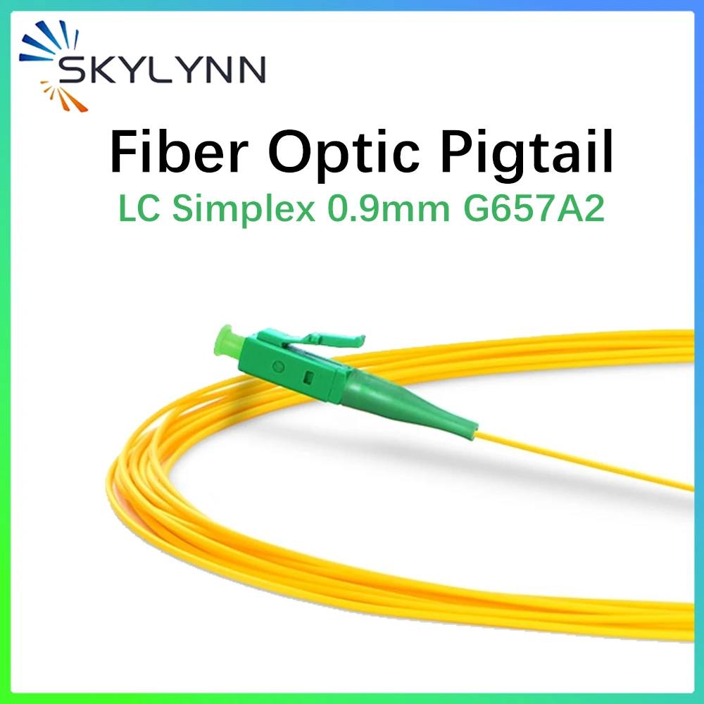 pigtail-lc-apc-upc-g657a2-monomodo-09mm-pigtail-de-fibra-Optica-simplex-amarillo-lszh-15m-pigtail-Optico-50pcs-bolsa