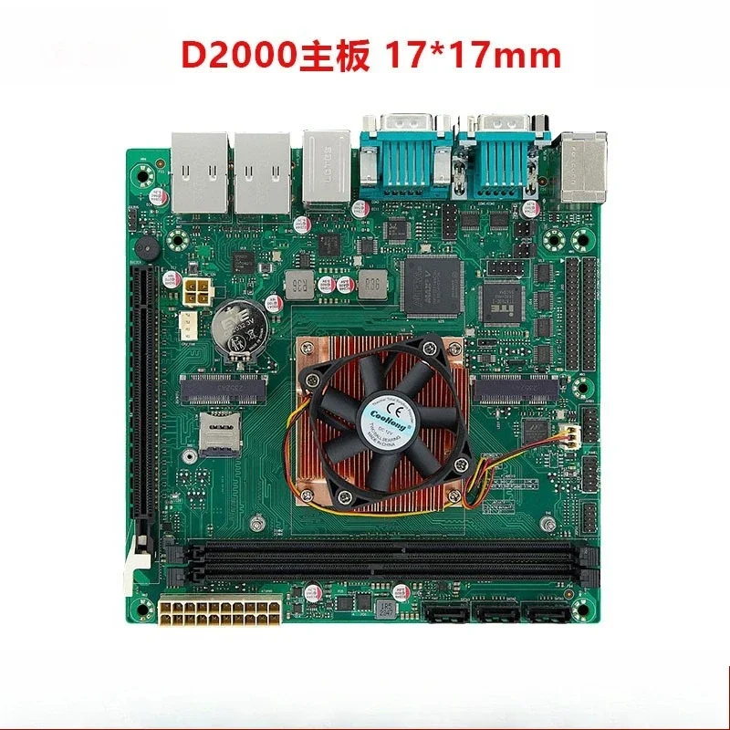 FT-D2000 Feiteng D2000 octa-core CPU localized main board dual gigabit network port, can install Tongxin UOS