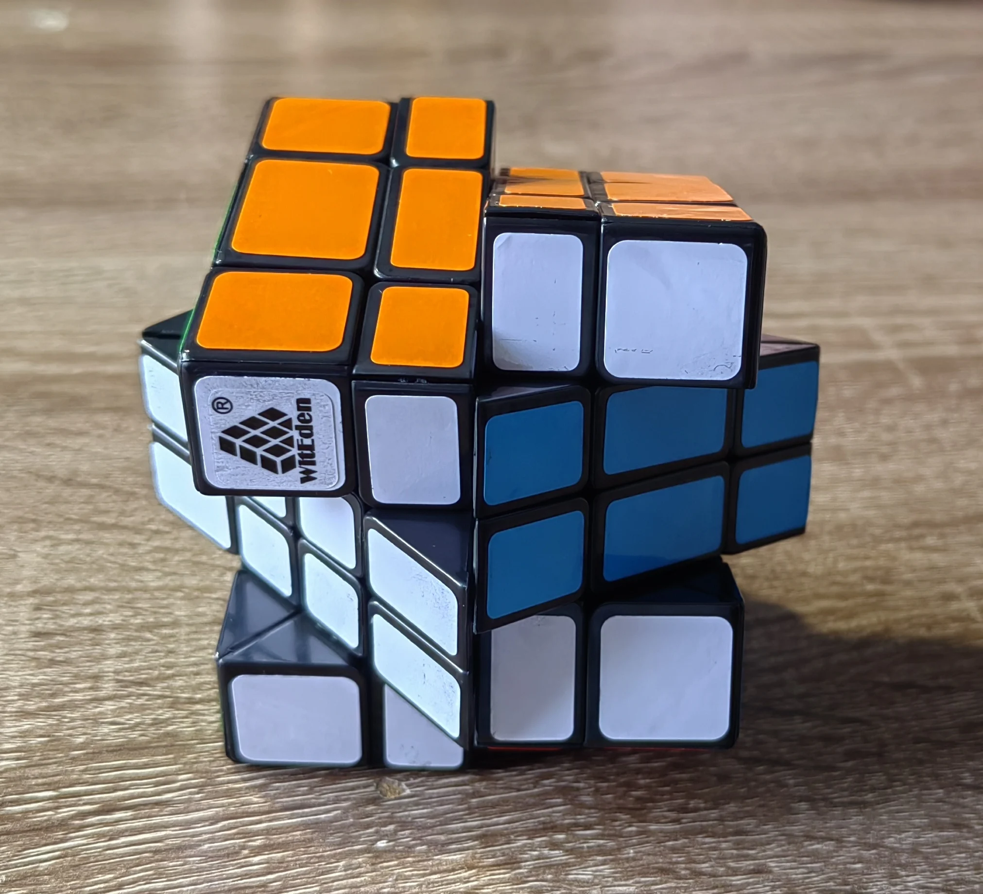 WitEden 4x4x3 Mixup Edge- rebuilt Magic Cube WitEde 443 Sticker Cube Professional Puzzle Toys Children Gift Cubo Magico Puzzle