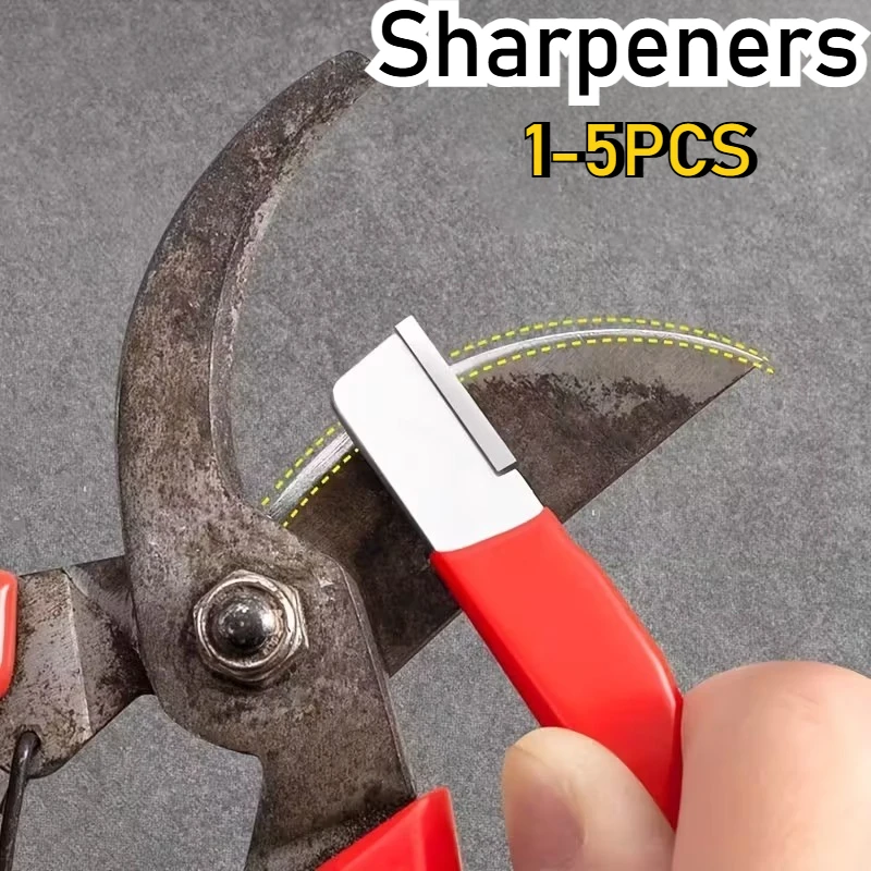 Multi Function Knife Sharpener Portable Tool for Scissors Garden Pruner Blade Outdoor Camping Kitchen EdgeSharpening Accessories