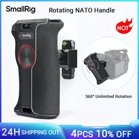 SmallRig-empuñadura giratoria de 360 grados para cámara NATO, mango lateral izquierdo para DLSR, jaula/funda para cámara Sony con riel NATO 3260