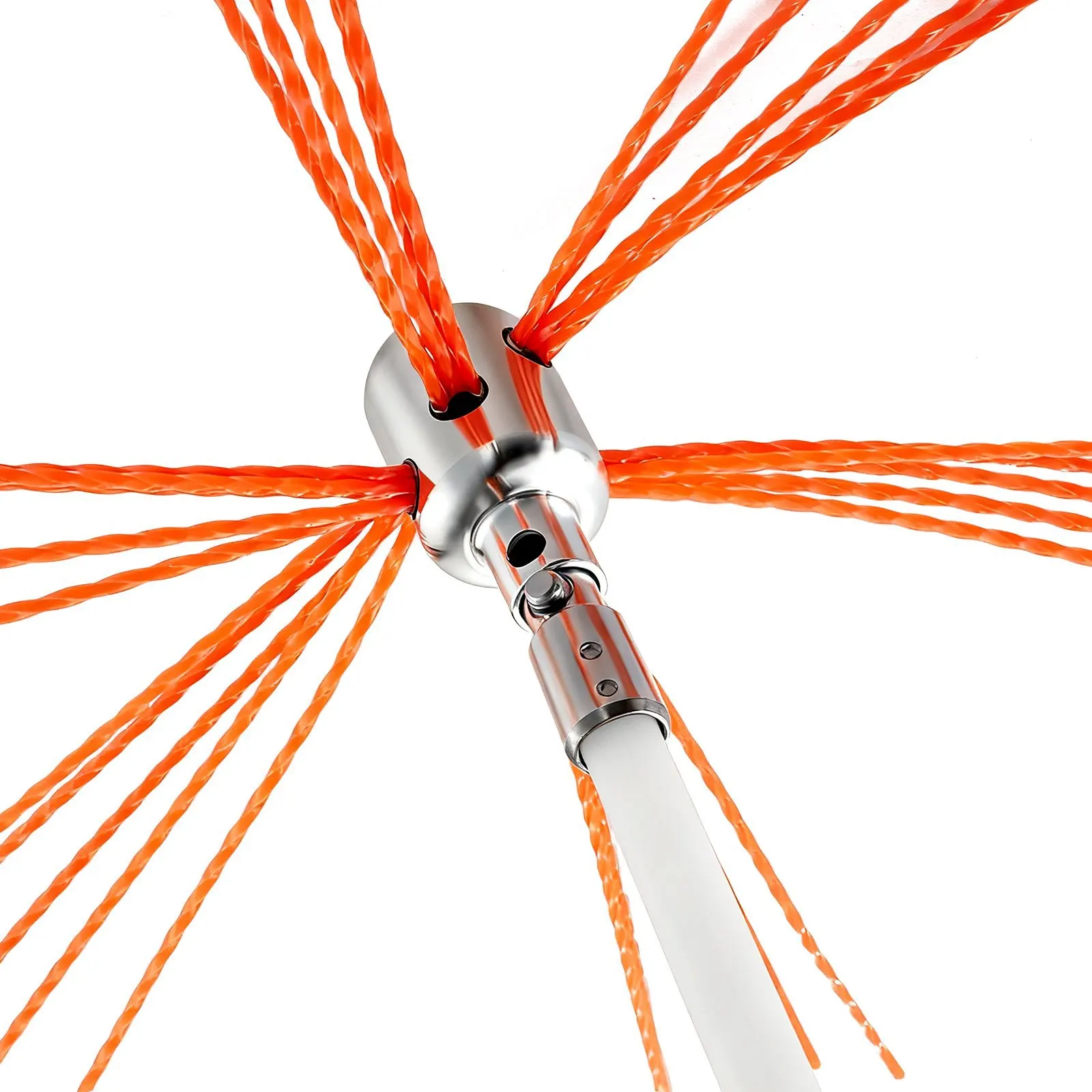 

Набор для чистки дымоходов, щетка для дымоходов максимальной длиной 26 футов, комплект для очистки дымоходов со сменными щетинками и защитными очками