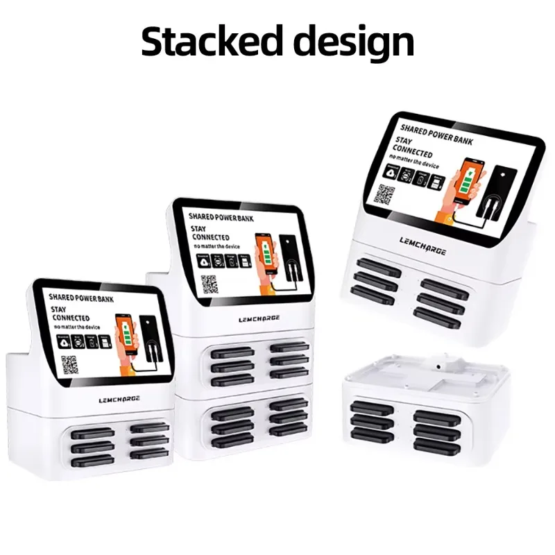 Outdoor waterproof shared power bank station mobile payment machine