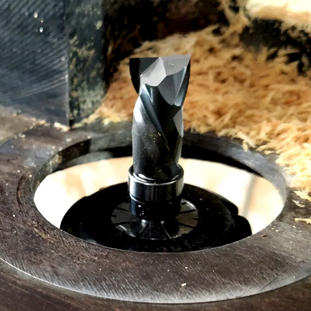 Lager Ultra-Performance Bit Top Beari Spiral Router Bit 12mm Schaftfräser 8mm Schaft 25mm Länge CNC Router Bit Holzbearbeitung Werkzeug