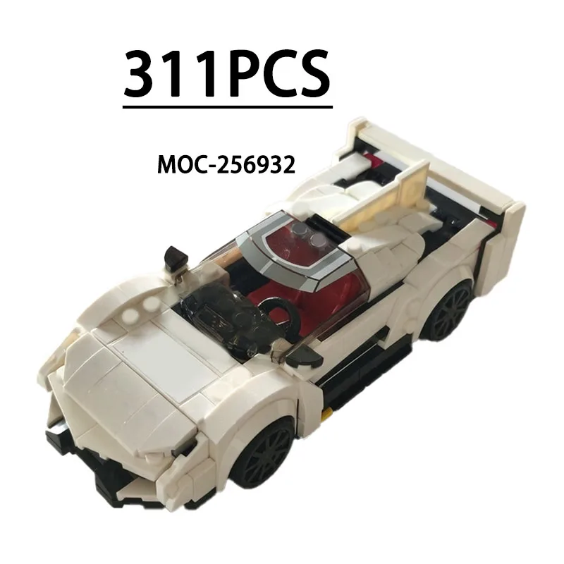 

MOC-256932 Набор для сборки спортивного автомобиля из 311 деталей, развивающая игрушка для детей, подарок на День рождения, Рождество, Новый год