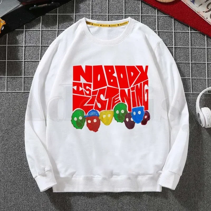 Harajuku Nobody Is Listening Zayn Malik Spring Autumn Male Casual Hoodies Sweatshirts Men's Hoodies Sweatshirt Tops