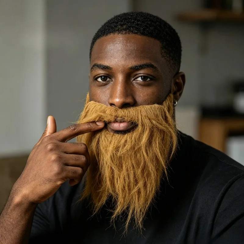 Halloween Fake Beard Chin Beard Adult Fake Beard Prop Santa Claus or Wizard Costume Ideal Choice