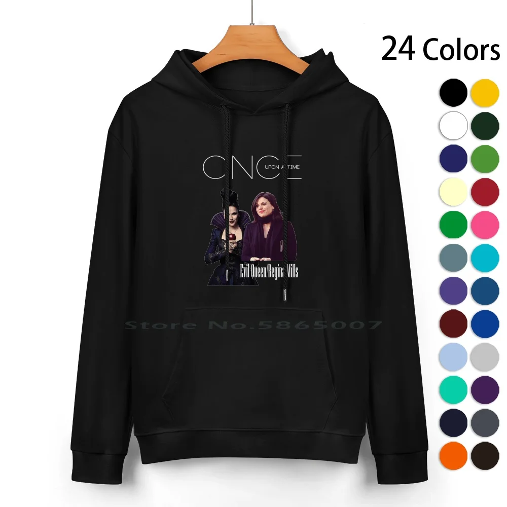 Once Upon A Time-Regina Mills Pure Cotton Hoodie Sweater 24 Colors Regina Mills Once Upon A Time Evil Queen Swan Queen Lana