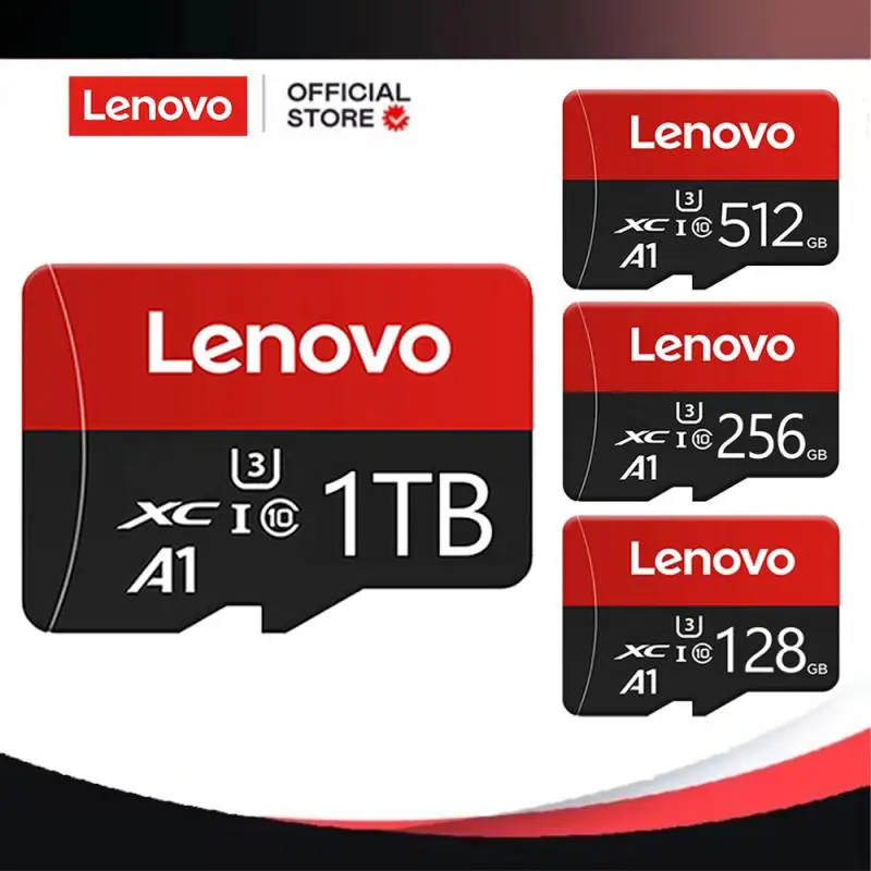 Original Lenovo Memory Card 128GB Class 10 V60 TF Card 1TB Mini SD Card 512GB A2 U3 Micro Card 2TB High Speed TF Card