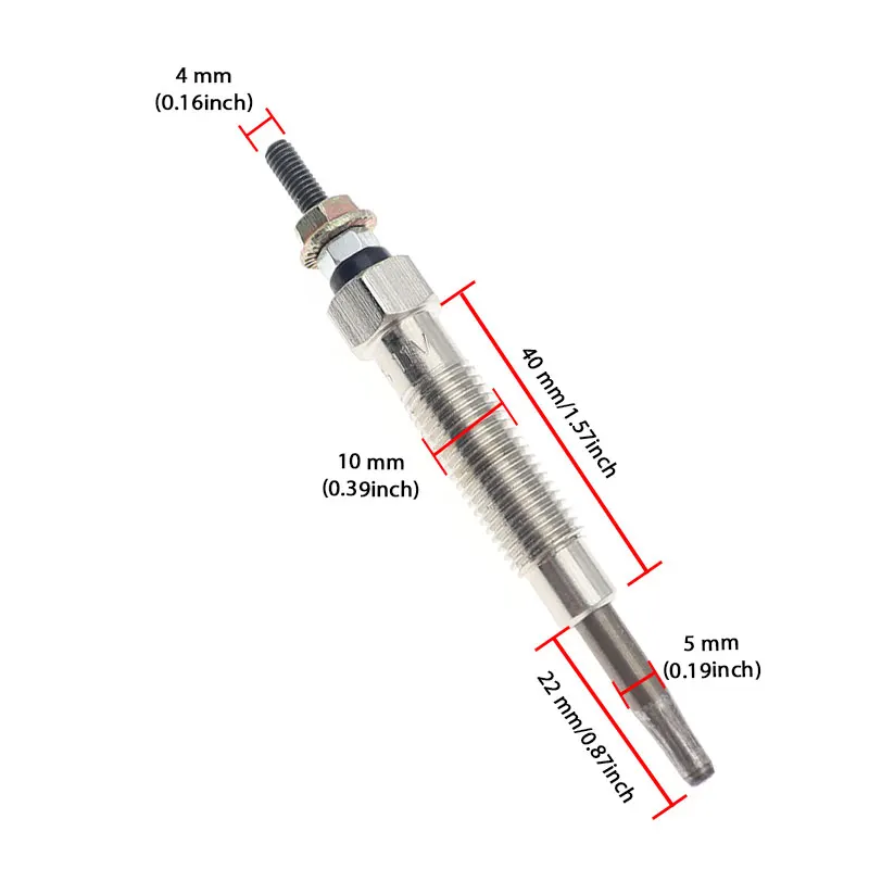 4/8/12pcs Diesel Heater Glow Plugs For Mitsubishi /SHOGUN /PAJERO /2.8 /4M40T /4M40 /GP5501/Gp7554 Car Modification Accessories