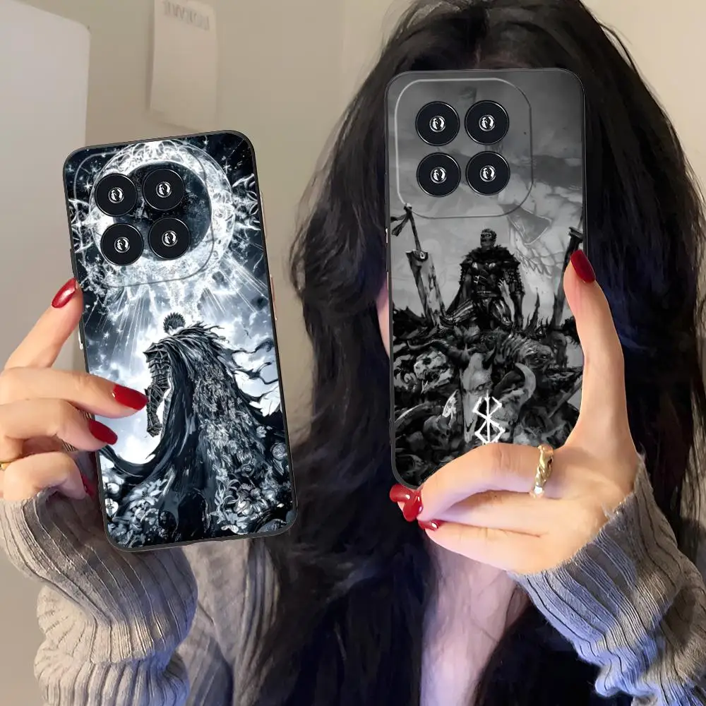 حافظة هاتف محمول Berserk-S Guts لهاتف Xiaomi 15 14 13 12 Mi 11 T Ultra Lite Pro S X 5G غطاء طباعة ملون للهواتف المحمولة جميلة #1