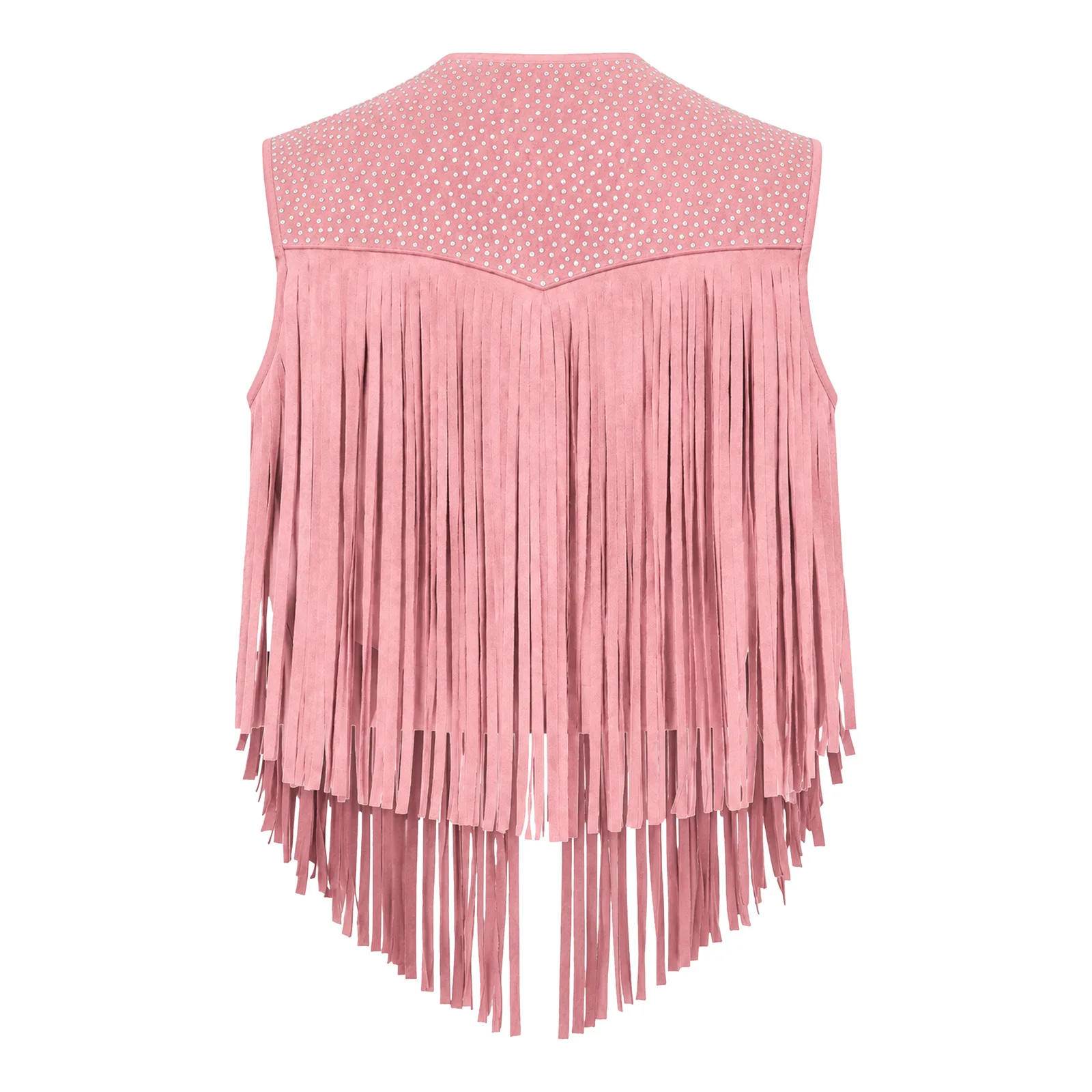 Gilet Cowgirl à Franges et Strass Femme – photo 5