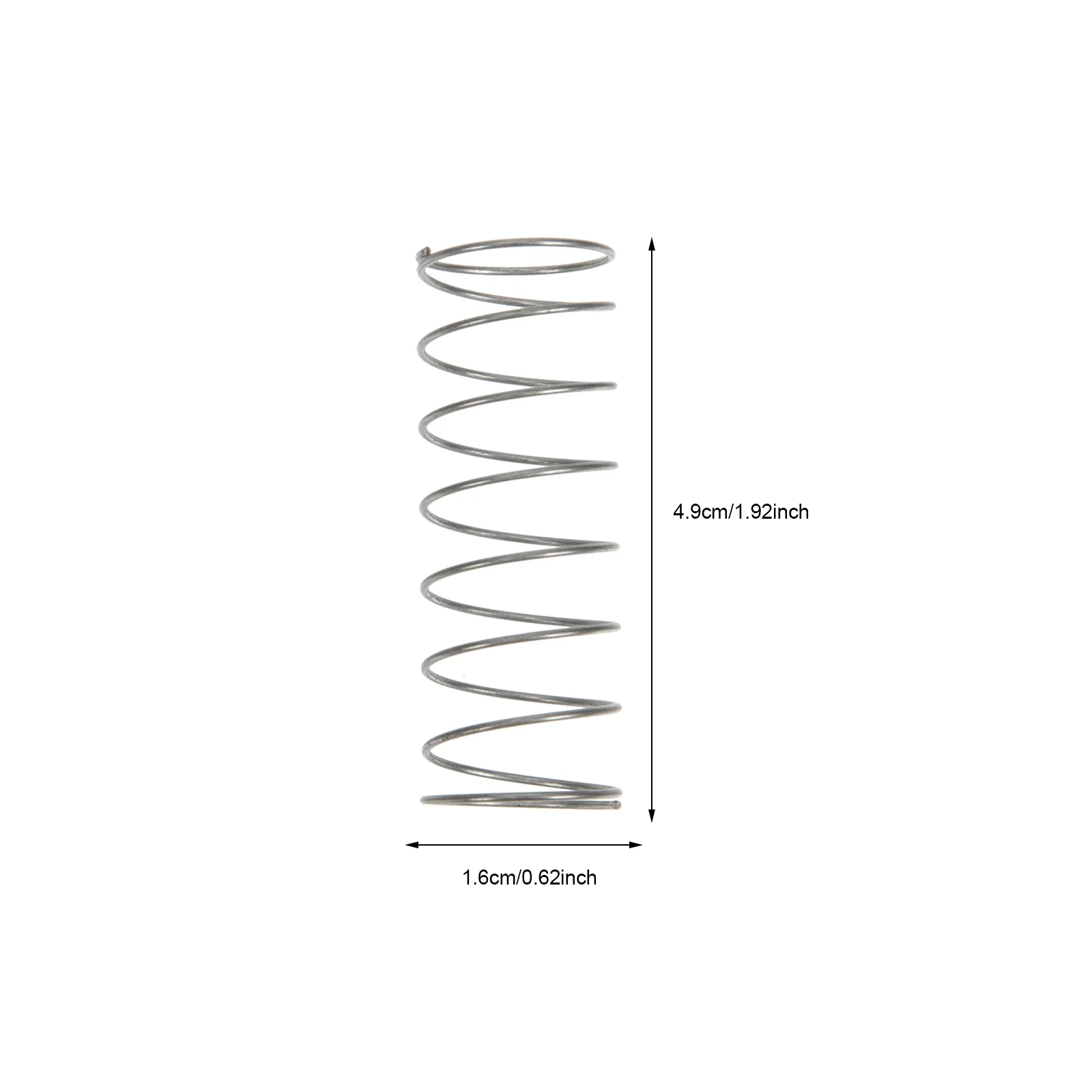 Resortes de botón de acero inoxidable, repuesto duradero para válvulas de pistón, piezas de trompeta, reemplazos de botones de trompeta, 3 uds.