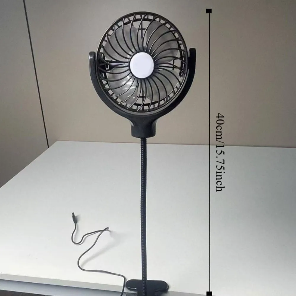 Table Fan Portable Small Desk Fan High Wind Rotatable Table Cooling Clip Fan Sturdy Clamp Durable Personal Table Fan Travel view 6