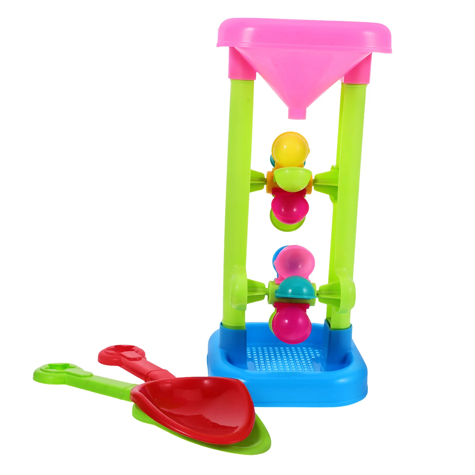 

Hourglass Toy Water Wheel for Kids Toddler Toys Windmill Watsr Plastic Toddlers Travel