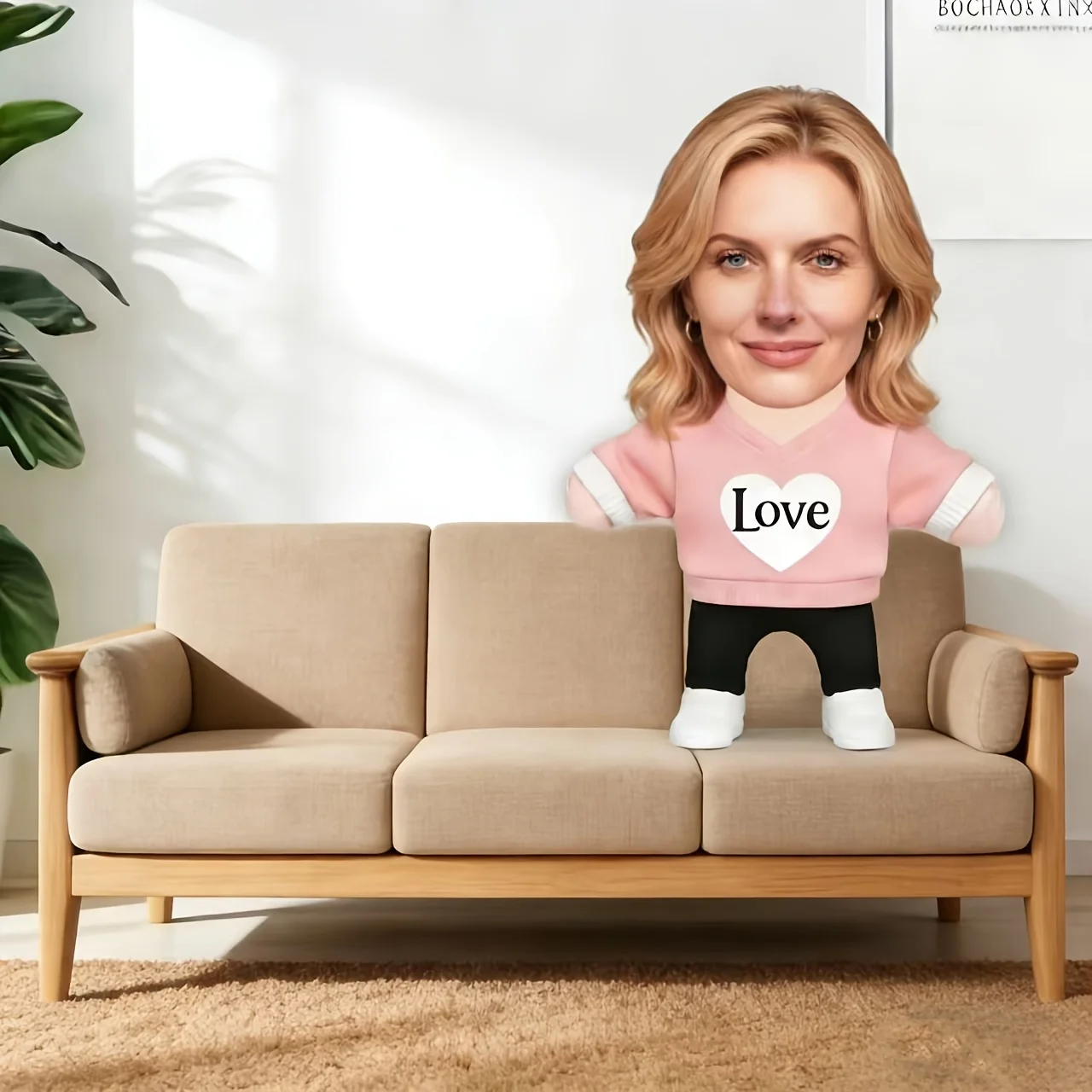Custom Photo Throw Pillow Upload Your Family Pet Couple Portrait Personalized Printed Cushion Soft Sofa Bedroom Decor Meaningful
