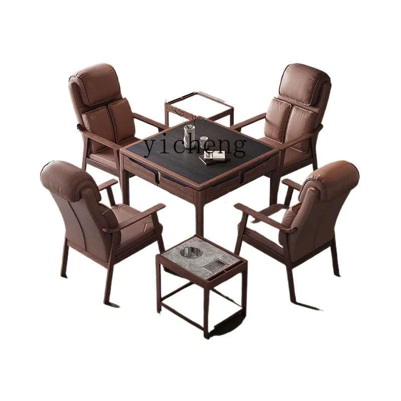 

zz mahjong table and dining table dual-purpose fully automatic mahjong machine household solid wood multi-function