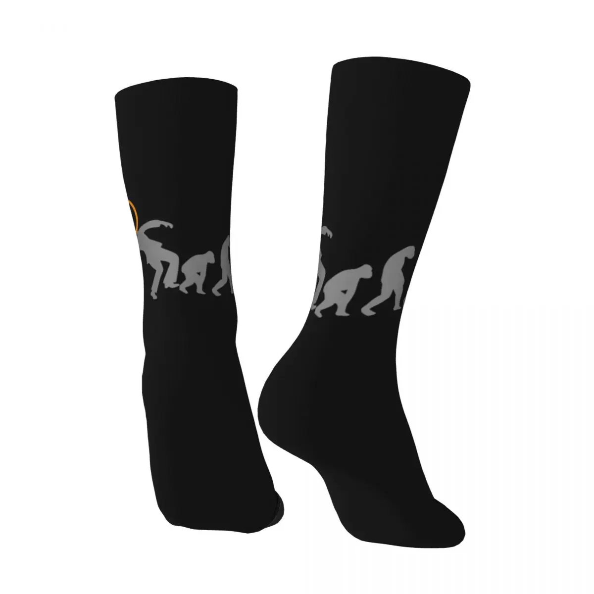 Evolution Accessories Bicycle Sports Crazy Men's Socks Unisex Mountain Bike MTB Cycling Harajuku Seamless Crew Sock Boys