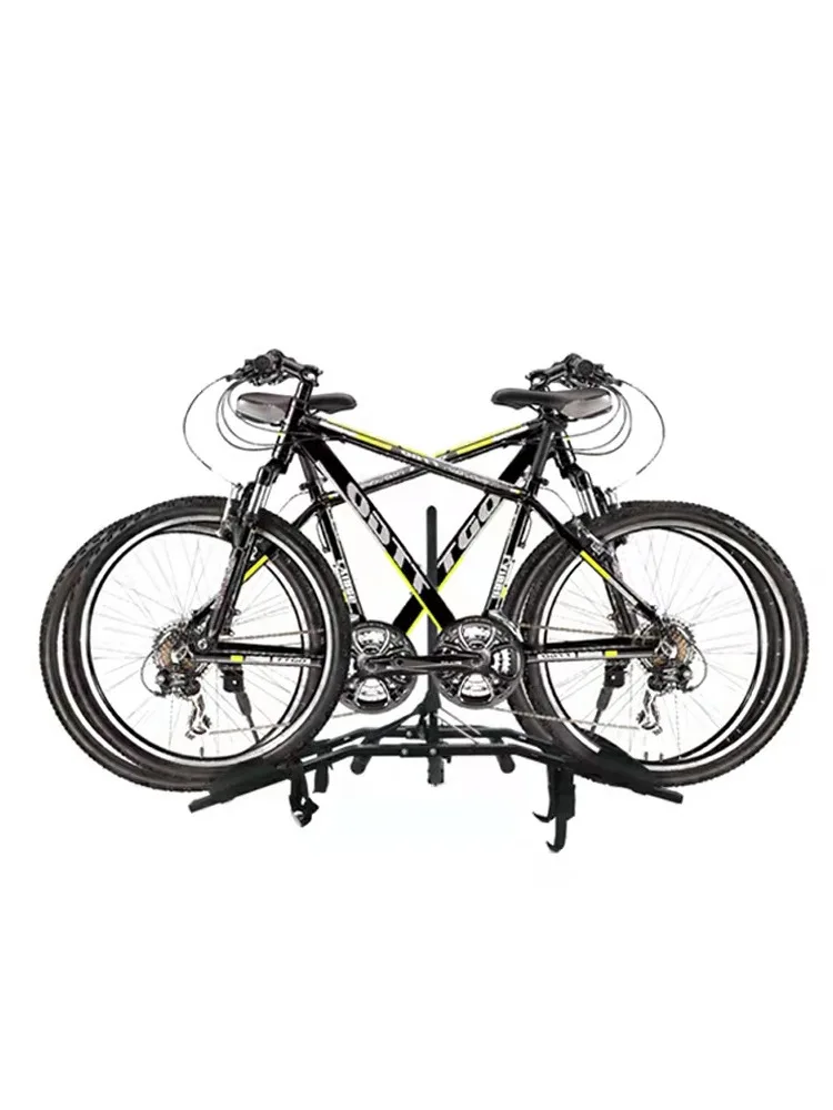 Car Bicycle Placement Rack Car Trunk Rear Hanger SUV Folding Suspension Square Mouth Bicycle Rack