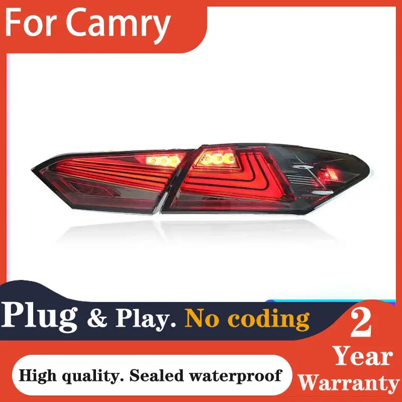 

Car Tail Lights For Toyota Camry 2018-2022 LED Car Tail Lamps Daytime Running Lights Dynamic Turn Signals Car Accessories