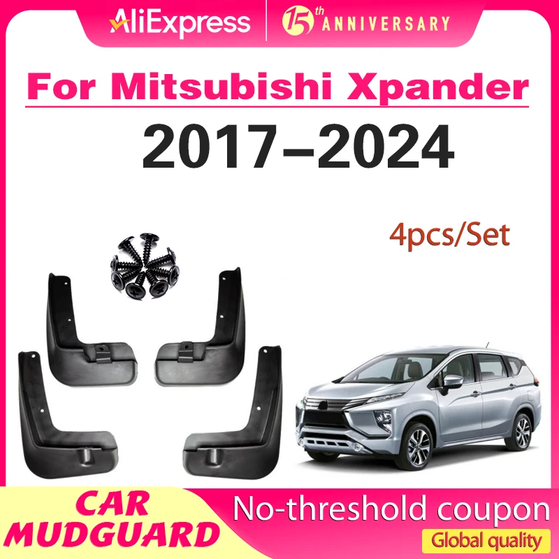 

For Mitsubishi Xpander 2017 2018 2019 2020 2021 2022-2024 Fender Mudguard Mud Flaps Guard Splash Flap Mudguards Car Accessories
