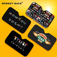 Friends TV Show Funny Quotes Car Sunshade Nature Sun Shade Windshield Privacy UV Protector For Truck/SUV/Vehicle Window Visor