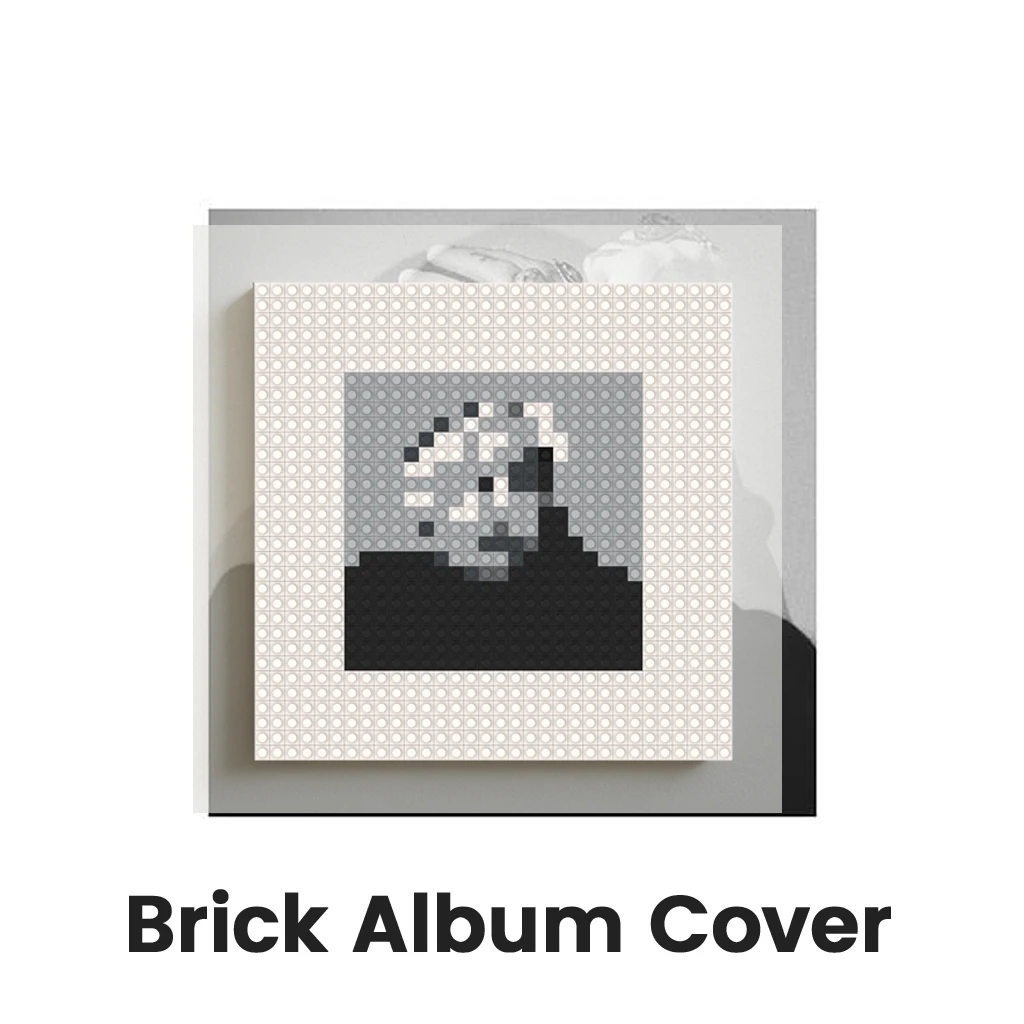 

M-Mac Miller Album Cover MOC Building Blocks Brick Mosaic Art Poster Wall Hanging Painting Bedroom Living Room Decor