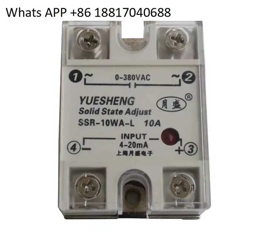 

4-20mA solid state voltage regulator 10A, good linearity, easy to use SSR-15WA-L thyristor voltage regulator