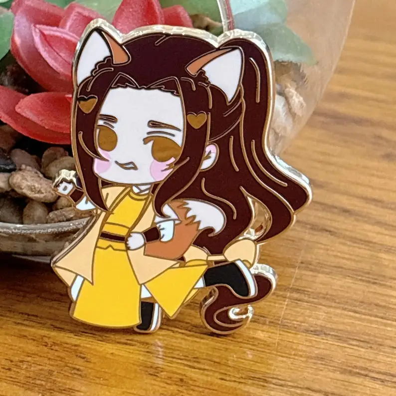 Chibi Catboy Xue Yang Jin Guangyao enamel pins