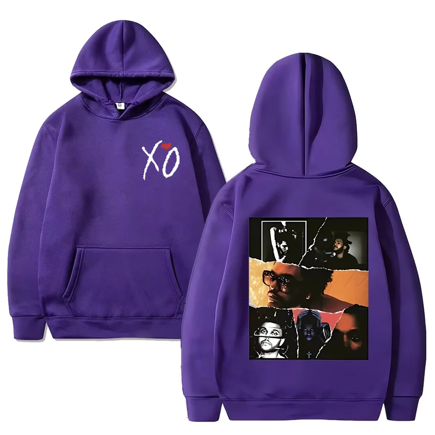 Retro The Weeknd Graphics Hoodie 2023 Men Women Autumn Winter Hip Hop Oversized Fleece Long sleeve Unisex pullover Sweatshirt