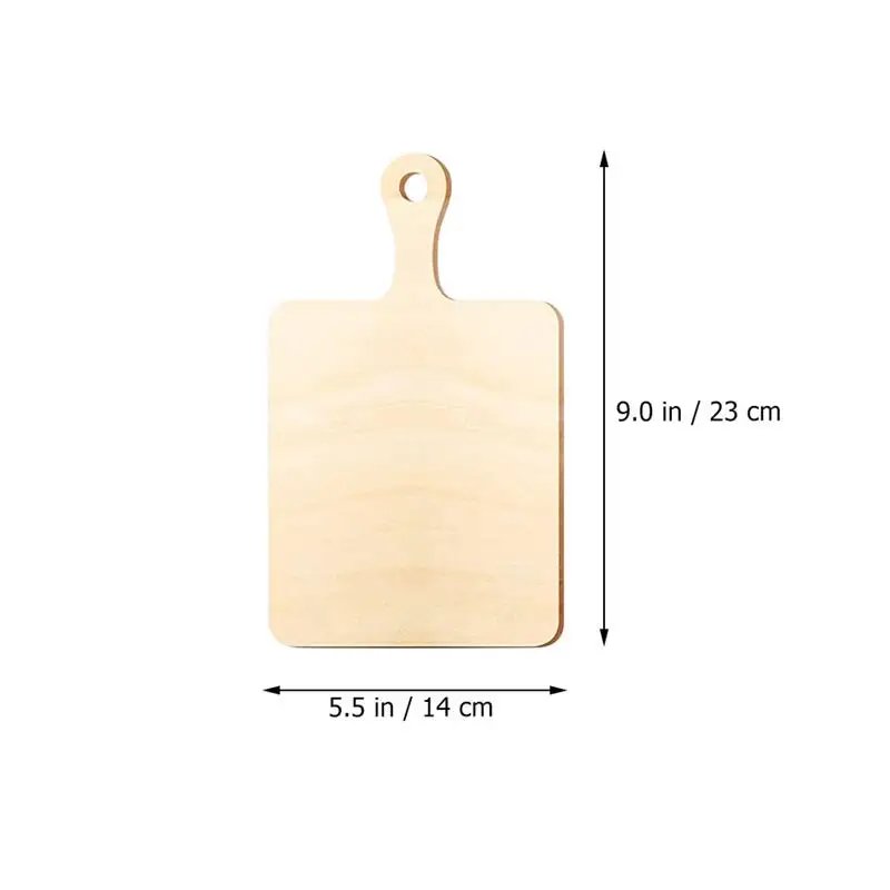 Mini Cutting Board Board Mini Cutting Wooden Paddle Boards Wood Unfinished Craft Kitchen Serving Charcuterie Blank Chopping